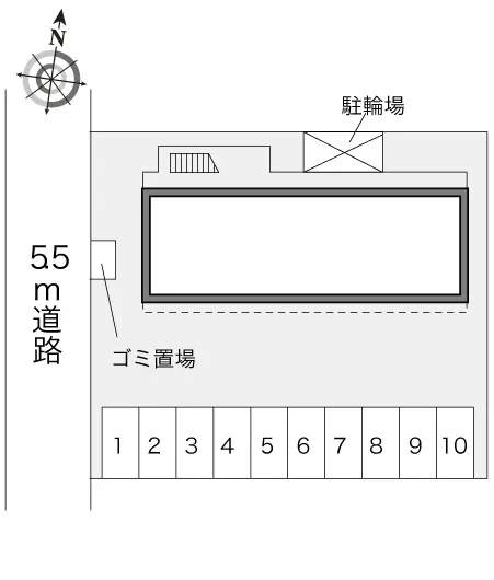 ★手数料０円★千葉市中央区都町３丁目　月極駐車場（LP）